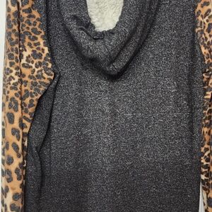 Leopard Hoodie. Closet Closeout All Tops 5.00 Firm